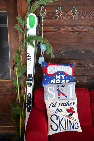 Peking Handicraft - Ski Hook Pillow