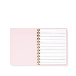 Kate Spade New York by Lifeguard Press - Small Spiral Notebook, Gold Dot with Script