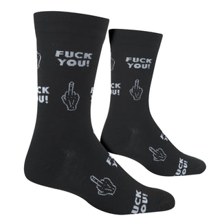 Crazy Socks - Crazy Socks - Mens Crew - F#ck You