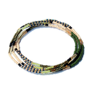 bluma project - Coco Bracelets set of 4 / Olive