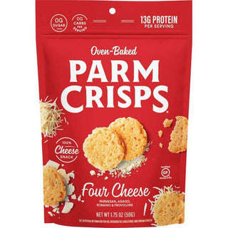 Oasis Snacks - ParmCrisps Parmesan Crisp Snacks, 1.75oz: Four Cheese