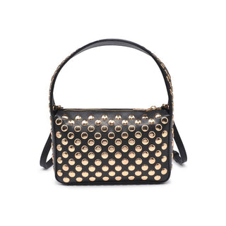 Moda Luxe - Isabel Studded Crossbody: Black