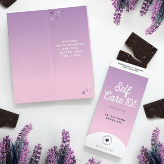 Sweeter Cards Chocolate Bar + Greeting Card in ONE! - Self Care Chocolate Bar and Greeting Card