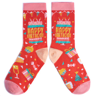 Lavley - Happy Birthday (Pink) Socks