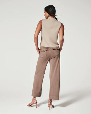 Spanx Stretch Twill Cropped Wide Leg Pant - Taryn x Philip Boutique