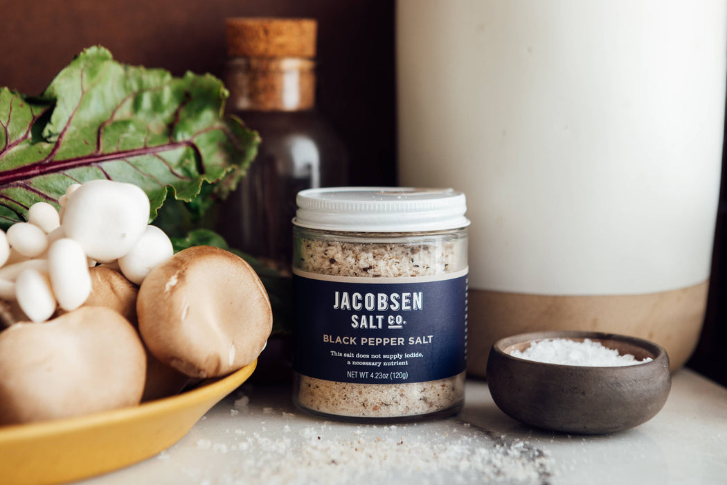 Jacobsen Salt Co. - Black Pepper Salt - Infused Sea Salt