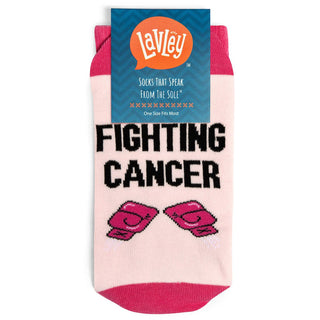 Lavley - Beat Cancer Pink Socks