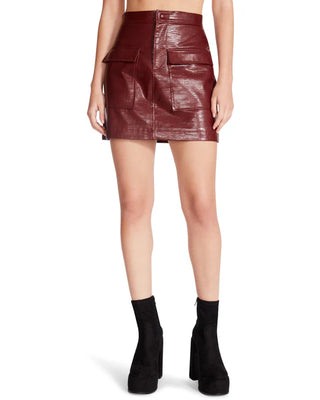 Steve Madden Devon Vegan Leather Skirt