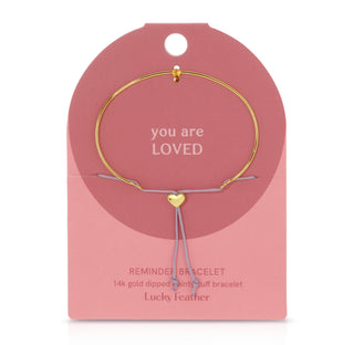 Lucky Feather Reminder Bracelet - You Are Loved