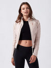 Blanc Noir Leather Mesh Moto Jacket - Taryn x Philip Boutique