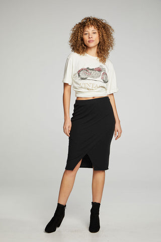 Chaser Wrap Front Pencil Skirt - Taryn x Philip Boutique