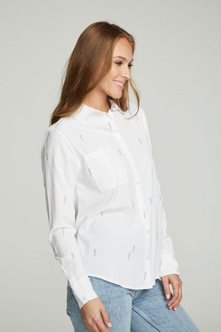 Chaser Lightning Button Up Shirt - Taryn x Philip Boutique