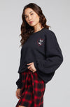 Chaser Rock n' Roll Embroidery Heart Pullover - Taryn x Philip Boutique