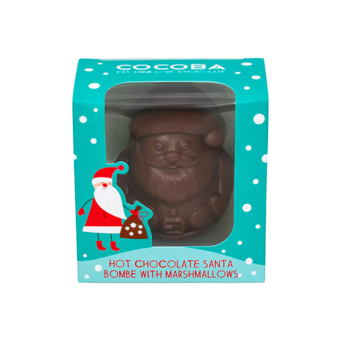 Cocoba Chocolate Hot Chocolate Santa Bombe With Marshmallows - Taryn x Philip Boutique