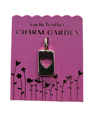 Lucky Feather Charm Garden - LOVE - Cut out heart