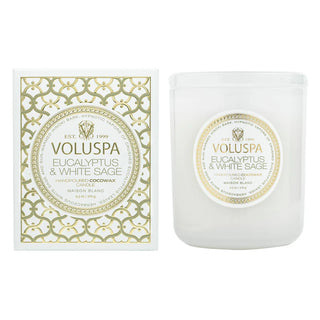 Voluspa Eucalyptus & White Sage Candle