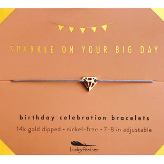 Birthday Celebration Bracelet- Sparkly Birthday Bracelet