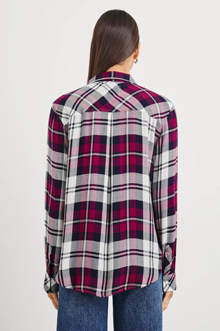 Rails Hunter Shirt in Lychee Navy