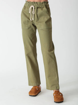 Electric & Rose Easy Pant - Olive