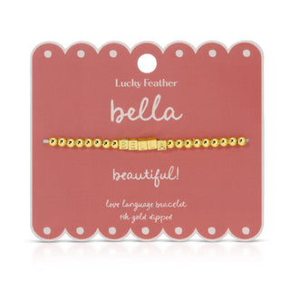 'Bella' Love Language Bracelet