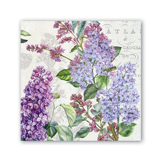 Michel Design Works French Lilacs Cocktail Napkins