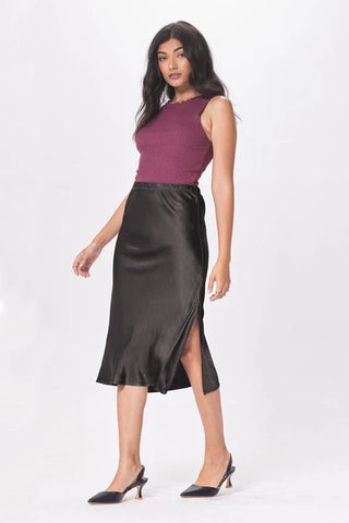 LA Made Dorit Silky Slip Skirt