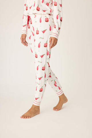 PJ Salvage Cranberries & Cocktails Jogger Pant