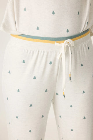 PJ Salvage Campfire Cozy Mini Tree Lounge Pant