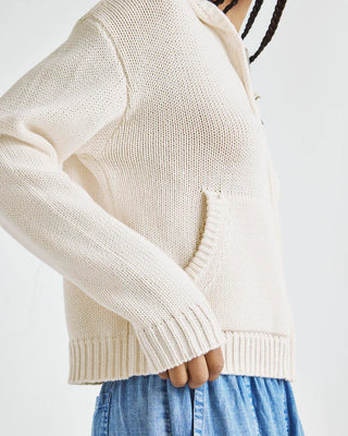 Splendid Vero Zip Up Sweater Hoodie