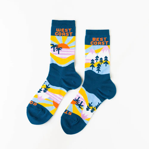 Yellow Owl Workshop Best Coast Crew Socks - Men's