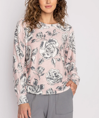 P.J. Salvage Floral Long Sleeve Top - Taryn x Philip Boutique