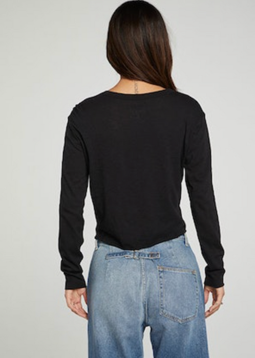 Chaser Long Sleeve Cropped Tee