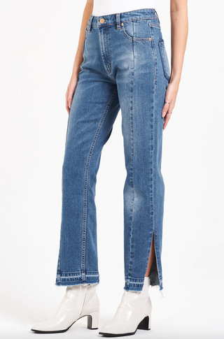 Dear John Jodi Super High Rise Straight Jeans Speechless - Taryn x Philip Boutique