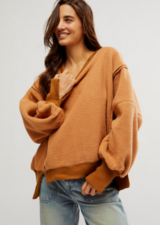 Free People Sandstorm Cozy Camden Pullover