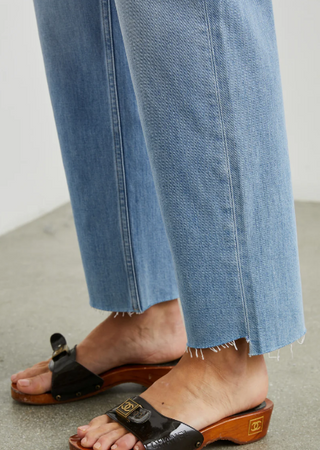 Rails Topanga Crop Straight Blue Mist Step Hem