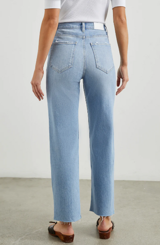 Rails Topanga Crop Straight Blue Mist Step Hem