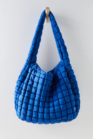 Free People Movement Quilted Carryall Bag - Lapis Blue