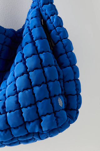 Free People Movement Quilted Carryall Bag - Lapis Blue