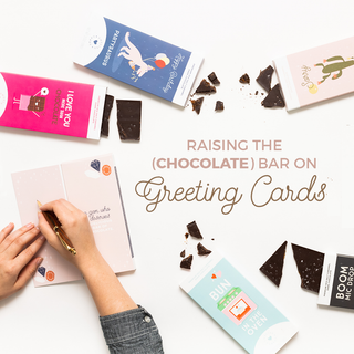 Sweeter Cards Chocolate Bar + Greeting Card in ONE! - New! Sending Hugs (with chocolate) Card!