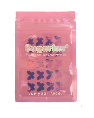 Sugarluv - Hydrocolloid Acne Patches, Holographic Butterflies 20 Count