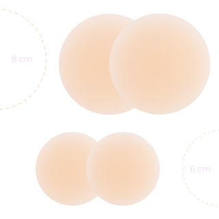 Boob-eez - 6cm Nipple Covers: Dark Tint