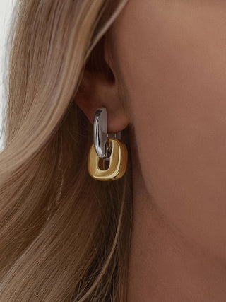 Flânerie by MAIQ - Arliss 18K Gold Non-Tarnish Link Drop Earring: 2 colors
