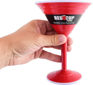 Red Cup Living - Red Cup Living Reusable Cocktail Cup, 12-Ounce, BPA Free