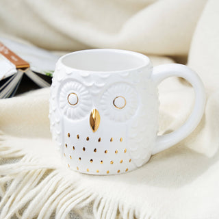 Pinky Up - Olivia Ceramic Owl Mug