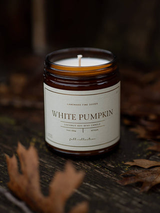 Landmark Fine Goods - Fall Candle - White Pumpkin Luxe Label
