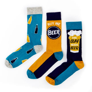 Mens Beer Socks Gift Set - Taryn x Philip Boutique