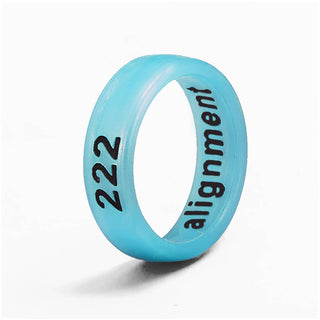 Flip Rings - Flip Reversible Angel Numbers 222 and Alignment Ring