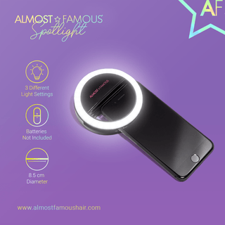 “Spotlight” LED Selfie Ring Light – Clip-On Phone Light