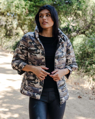 Anorak Crop Sleeve Puffer Coat - Taryn x Philip Boutique