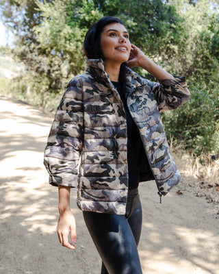Anorak Crop Sleeve Puffer Coat - Taryn x Philip Boutique
